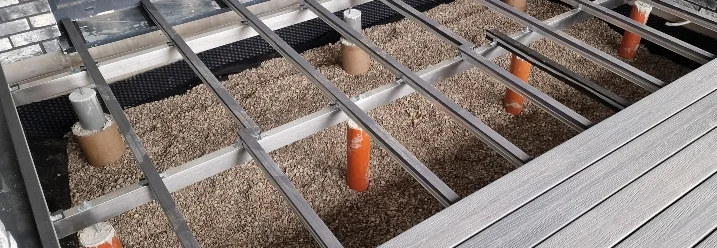 WPC-Terrasse Unterkonstruktion